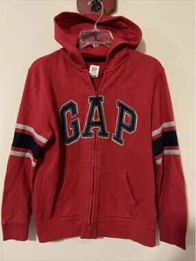 Gap Boys XXL Full Zip Red Jacket With Hood! A3948